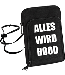 Zeige Details für ALLES WIRD HOOD - STREETBAG (schwarz) Bild von ALLES WIRD HOOD - STREETBAG (schwarz)